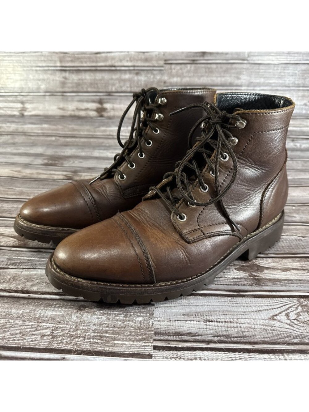 Thursday Boot Company Captain Lace-up Boots Size 10.5 Color Brown